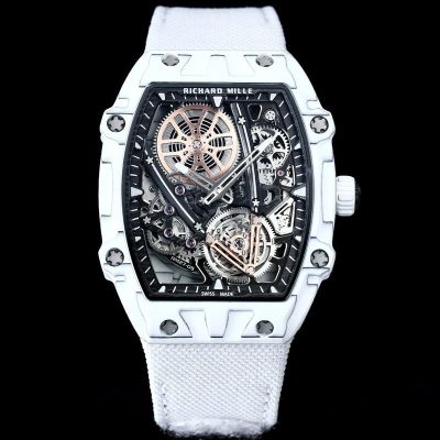 RICHARD MILLE RM27-05 Flying Tourbillon  Carbon fiber TPT White Version Watch